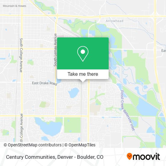 Century Communities map