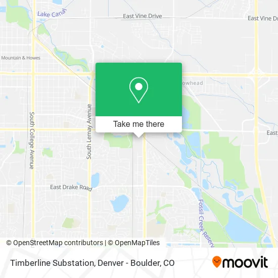 Timberline Substation map