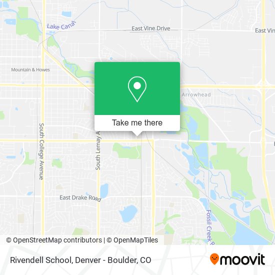 Mapa de Rivendell School