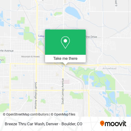 Breeze Thru Car Wash map