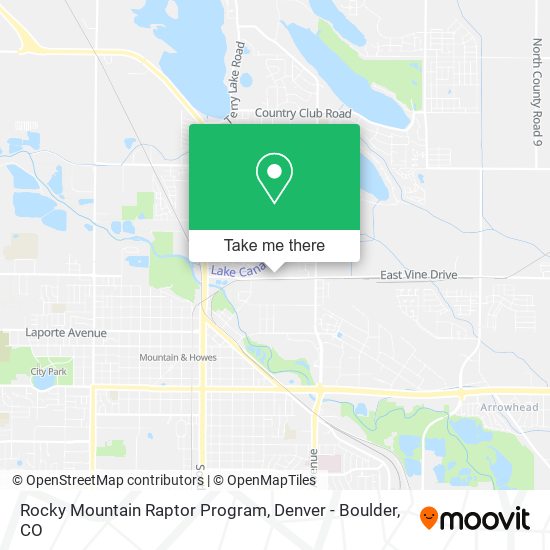Rocky Mountain Raptor Program map