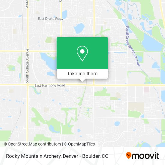 Mapa de Rocky Mountain Archery