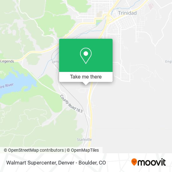 Mapa de Walmart Supercenter