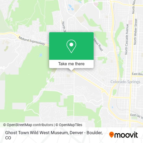 Ghost Town Wild West Museum map