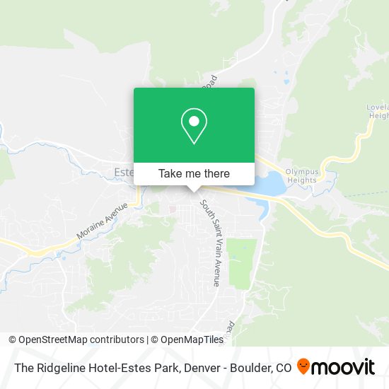 Mapa de The Ridgeline Hotel-Estes Park