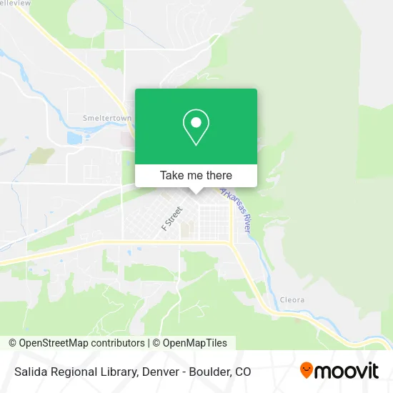 Salida Regional Library map