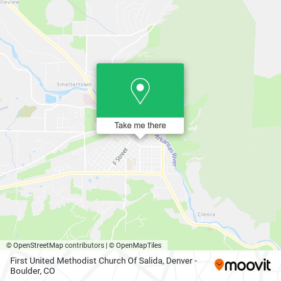 Mapa de First United Methodist Church Of Salida