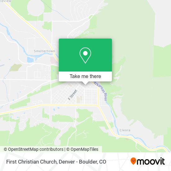First Christian Church map