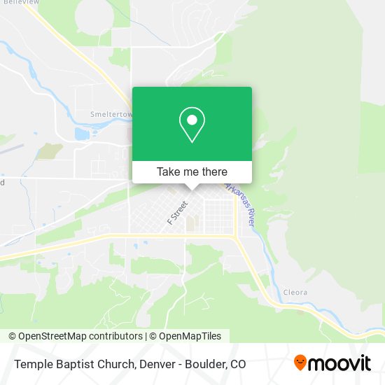 Mapa de Temple Baptist Church