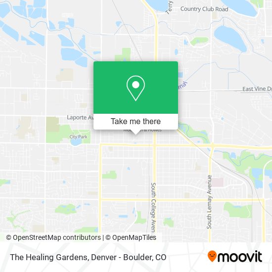 Mapa de The Healing Gardens