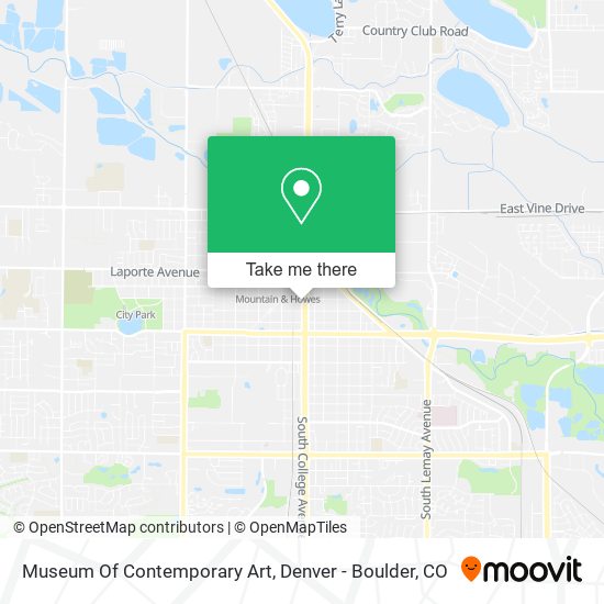 Mapa de Museum Of Contemporary Art