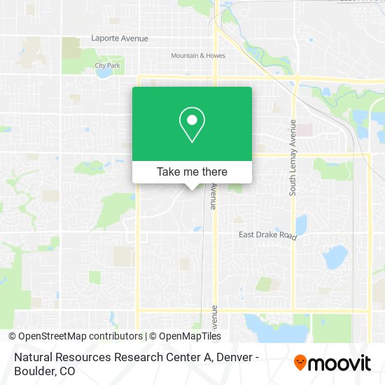 Natural Resources Research Center A map