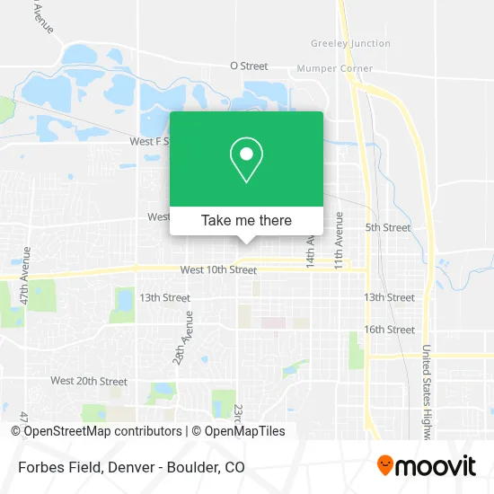 Forbes Field map