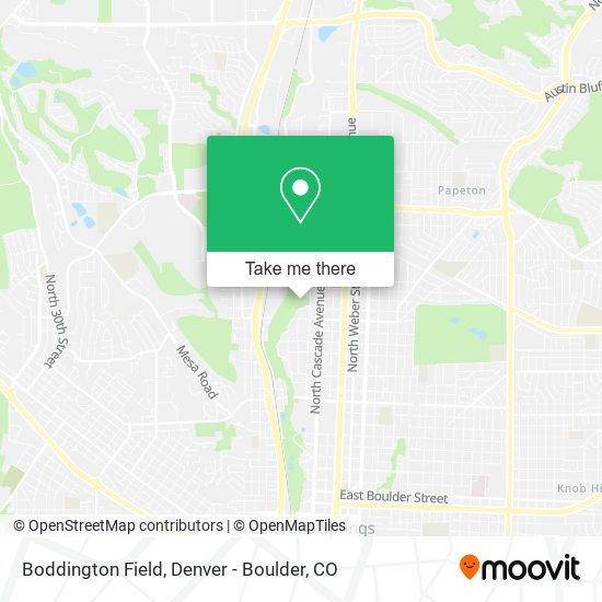 Boddington Field map
