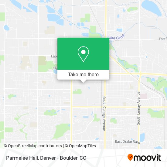 Mapa de Parmelee Hall