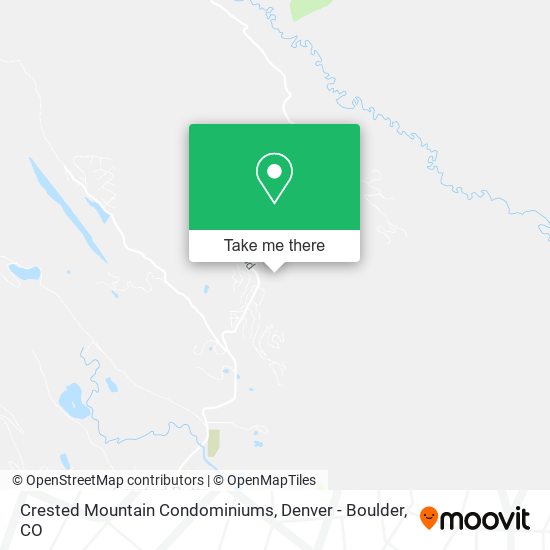 Crested Mountain Condominiums map