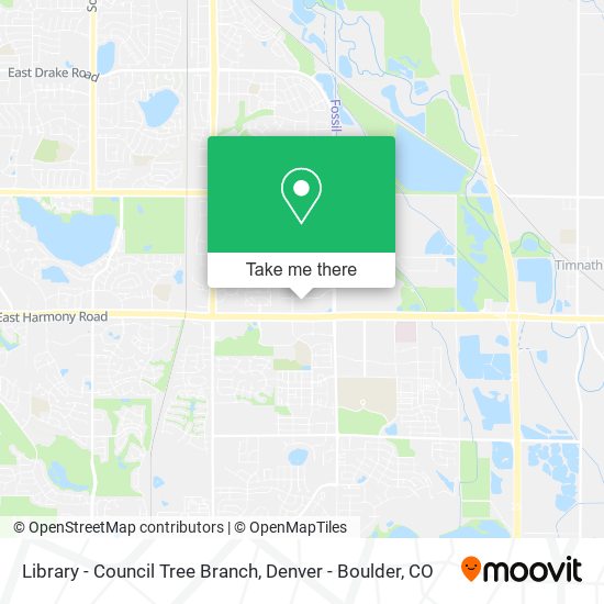 Library - Council Tree Branch map
