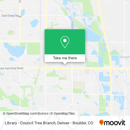 Mapa de Library - Council Tree Branch