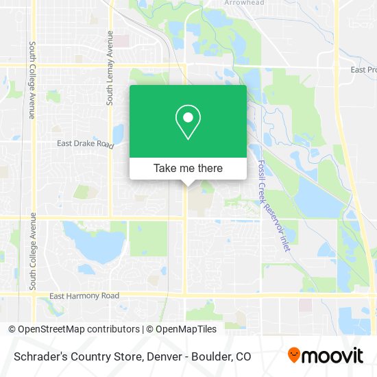 Mapa de Schrader's Country Store