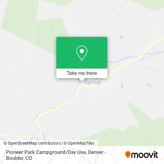 Mapa de Pioneer Park Campground / Day Use