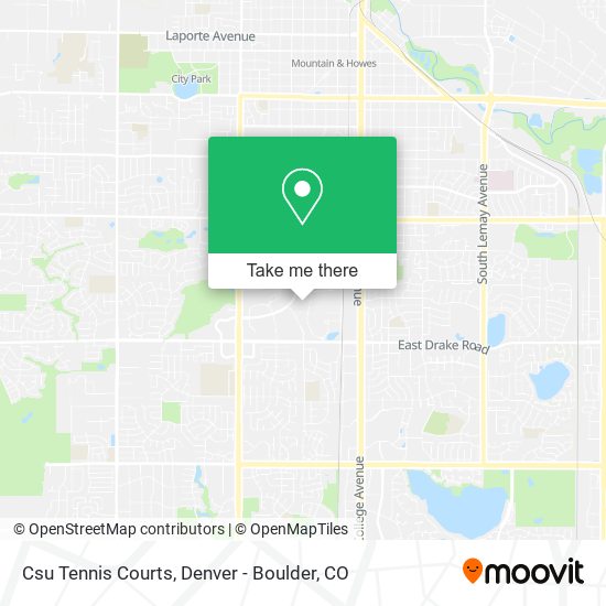 Csu Tennis Courts map