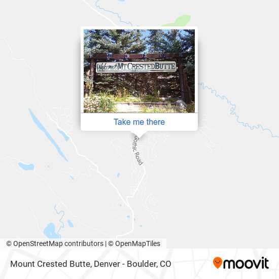 Mount Crested Butte map