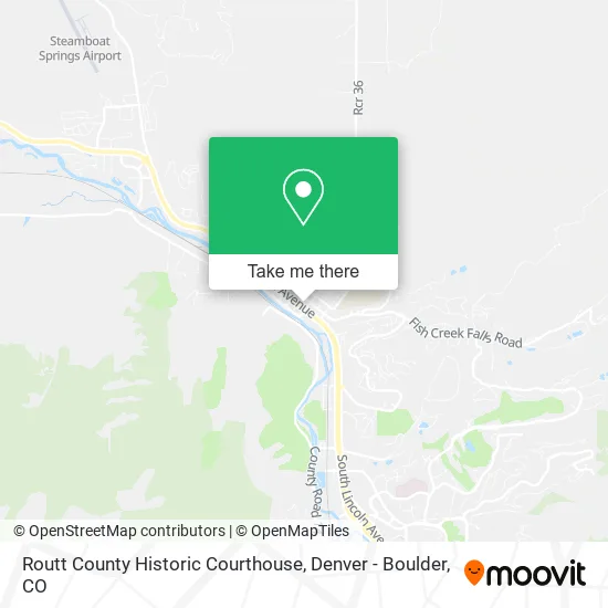 Routt County Historic Courthouse map