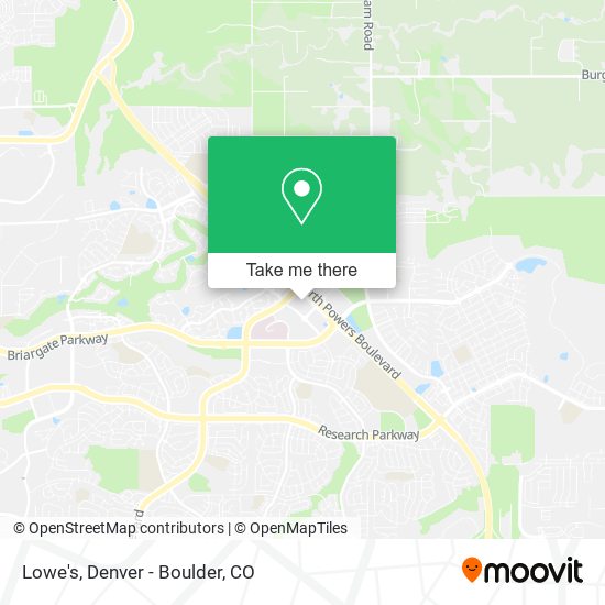 Mapa de Lowe's