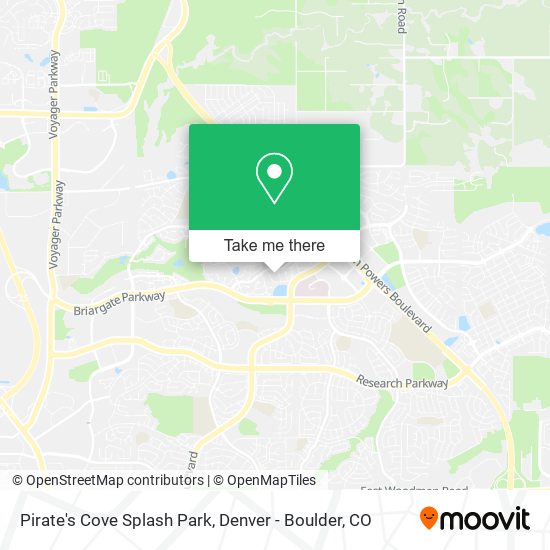 Pirate's Cove Splash Park map