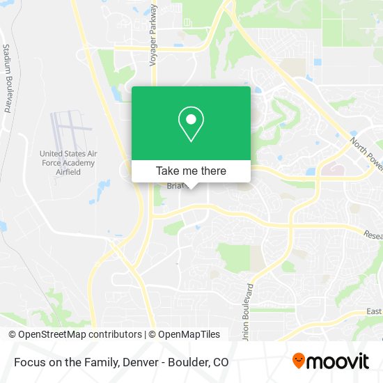Focus on the Family map