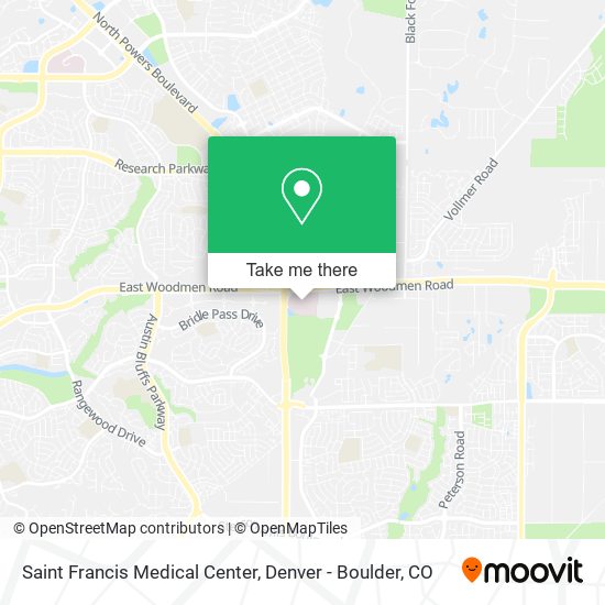 Saint Francis Medical Center map