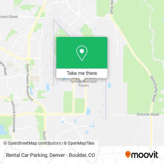 Rental Car Parking map