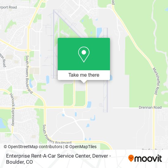 Mapa de Enterprise Rent-A-Car Service Center