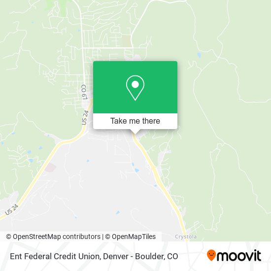 Ent Federal Credit Union map