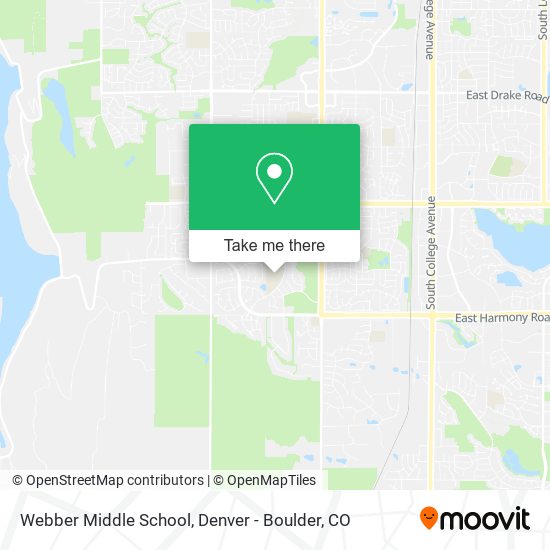 Mapa de Webber Middle School