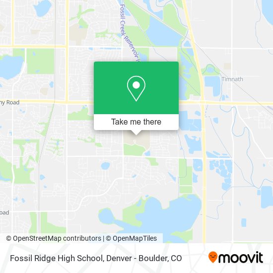 Mapa de Fossil Ridge High School