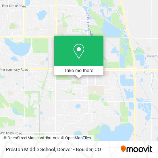 Mapa de Preston Middle School