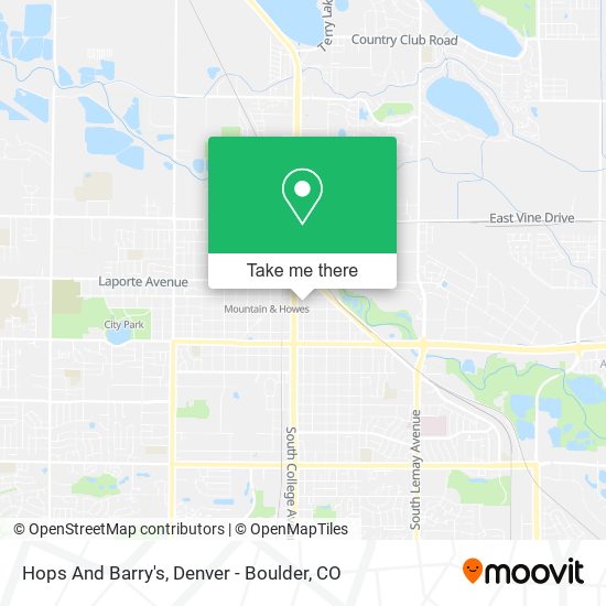 Mapa de Hops And Barry's