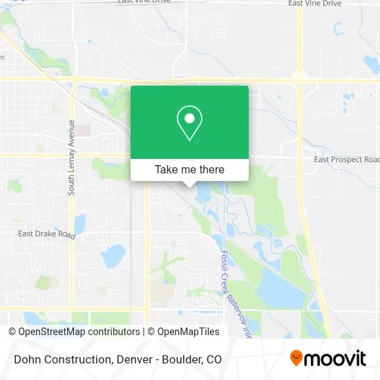 Dohn Construction map