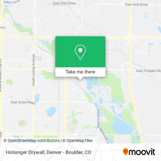 Holsinger Drywall map