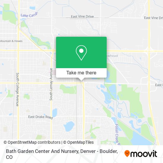 Bath Garden Center And Nursery map