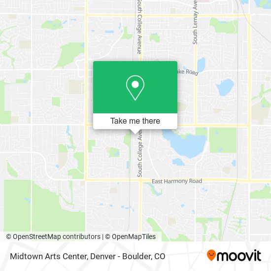 Midtown Arts Center map