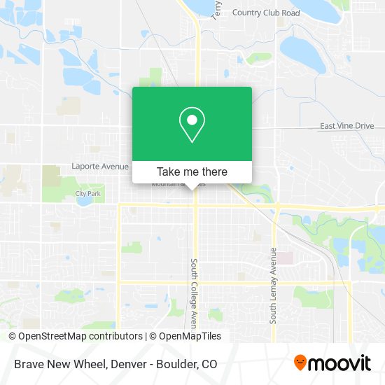 Mapa de Brave New Wheel