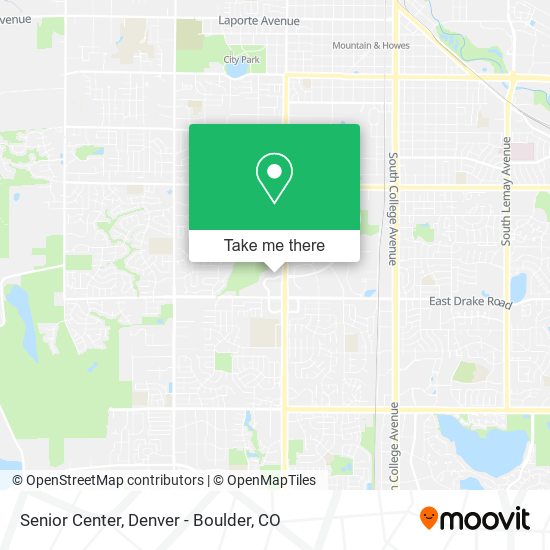 Mapa de Senior Center
