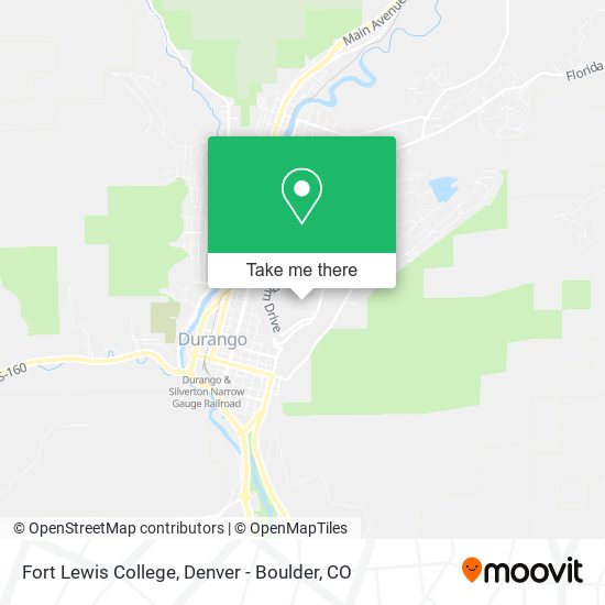 Fort Lewis College map