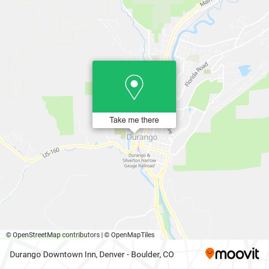 Mapa de Durango Downtown Inn
