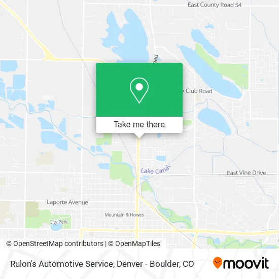 Rulon's Automotive Service map