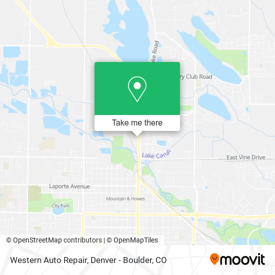 Western Auto Repair map