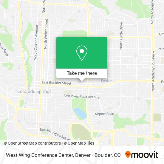 Mapa de West Wing Conference Center