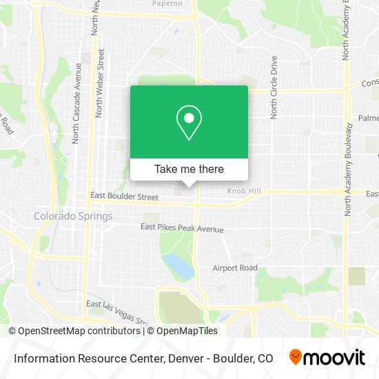 Mapa de Information Resource Center